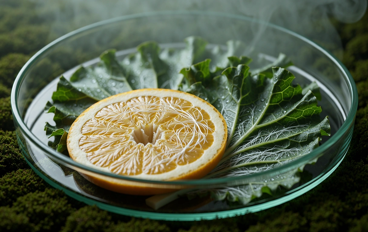 Botanical vascular systems reflecting nutritional complexity